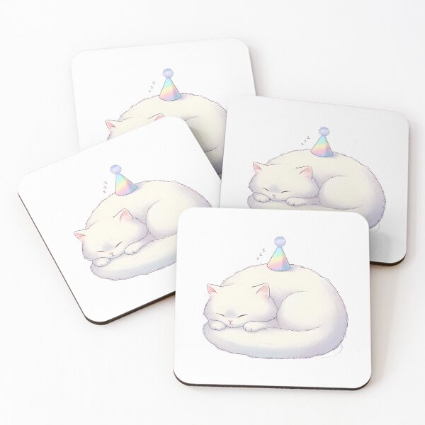 Item preview, Sleeping Cat Party Hat designed and sold by k3rstman1.