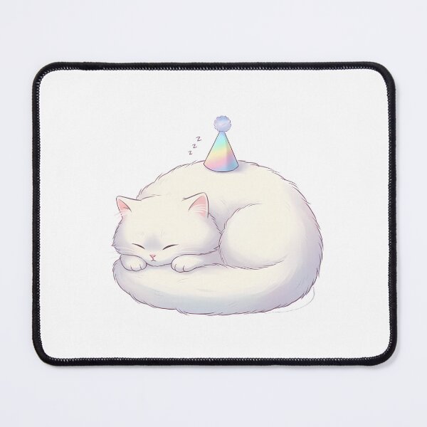 Item preview, Sleeping Cat Party Hat designed and sold by k3rstman1.