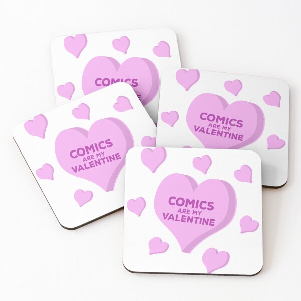 Item preview, "Comics Are My Valentine" Candy Heart Logo designed and sold by CenturyComics.