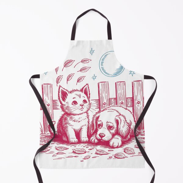 Item preview, Best friends under the moonlight, sketch style designed and sold by AestheticsTime.