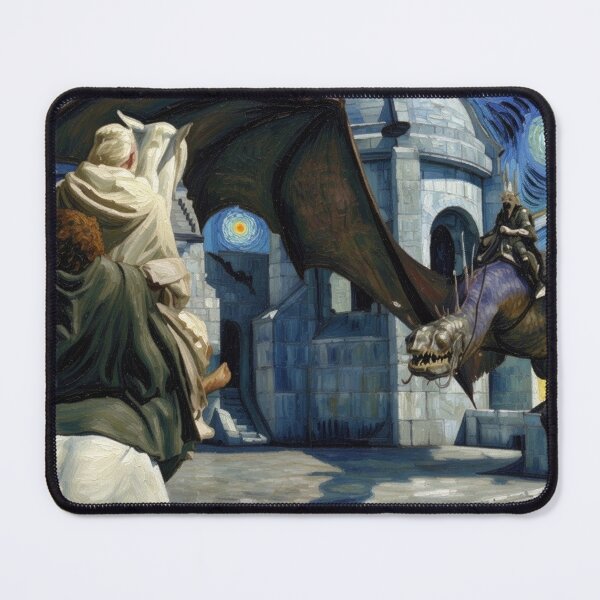 Item preview, Starry Encounter - Gandalf and the Witch King designed and sold by VanGeek90.