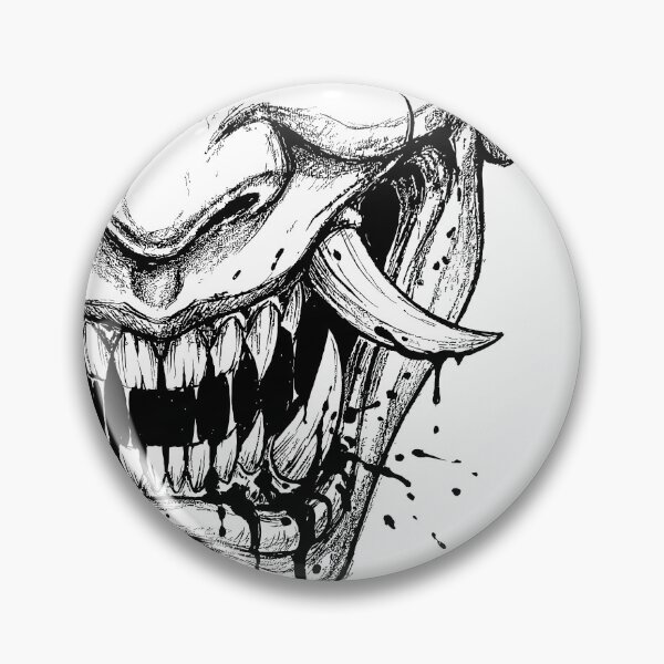Item preview, Soul Devouring Snarl - Japanese Oni Demon designed and sold by bapupa.