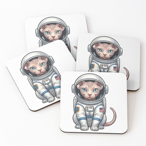 Item preview, Sphynx Cat Astronaut designed and sold by k3rstman1.