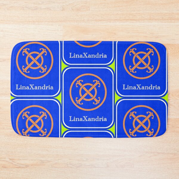 Item preview, LinaXandria - Logo, w. name, Lime background designed and sold by LinaXandria.