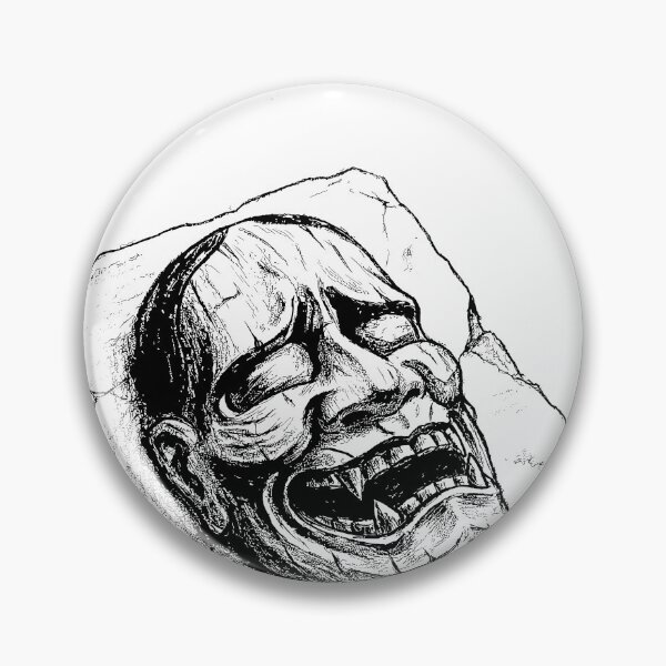 Item preview, The Hunger - Japanese Oni Mask designed and sold by bapupa.