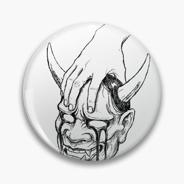 Item preview, The Offering - Japanese Oni Mask designed and sold by bapupa.
