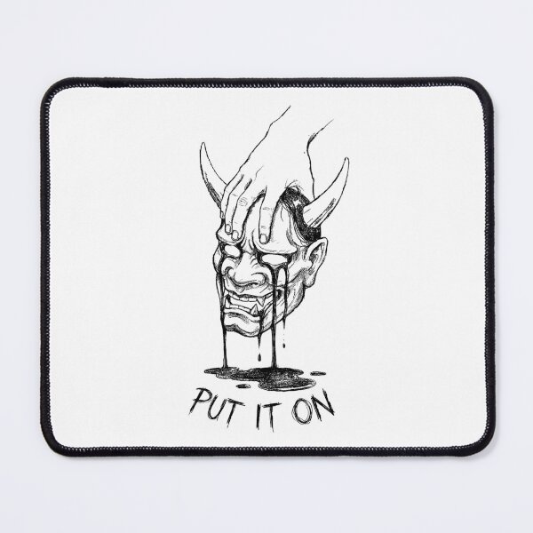 Item preview, The Offering - Japanese Oni Mask designed and sold by bapupa.
