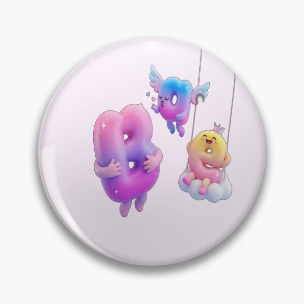 Item preview,  Cute Bae Characters 3D Valentine Typography designed and sold by PixMoody.