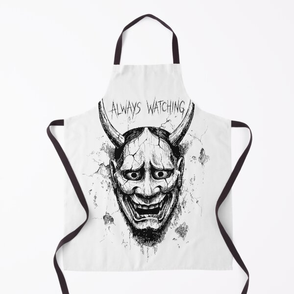 Item preview, Wall Watcher - Japanese Oni Mask designed and sold by bapupa.