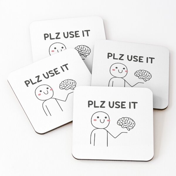 Item preview, Plz Use It, Use Your Brain designed and sold by NQArtist.