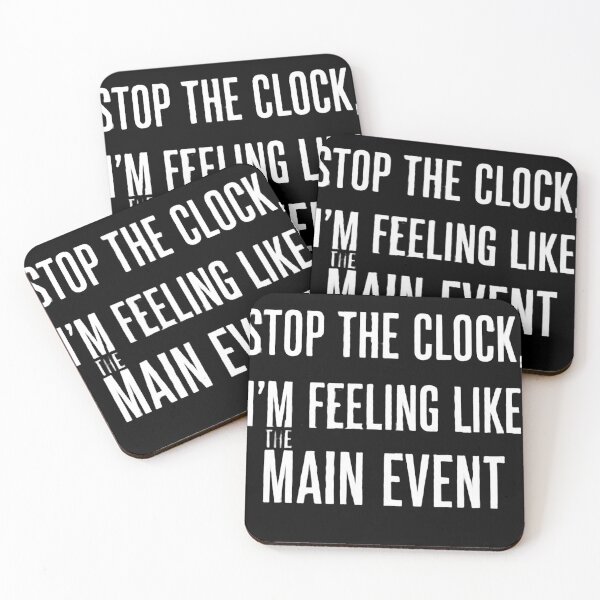 Item preview, Main Event Energy - Stop The Clock Bold Statement designed and sold by shy8.