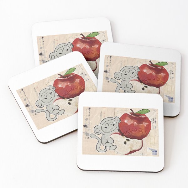 Item preview, Apple and Melo(monkey) designed and sold by Melojuice.
