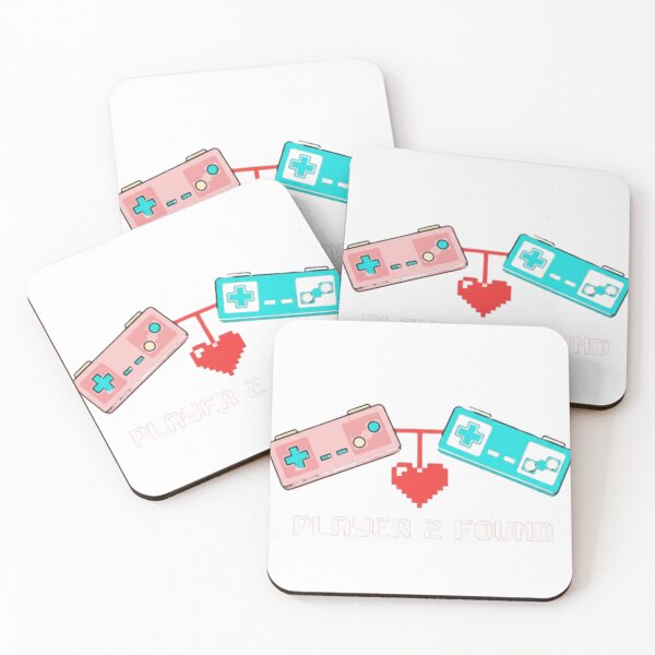 Item preview, Player 2 Found Retro Gamer Valentine | 8-Bit Couple Gift designed and sold by Rosuma Designs.