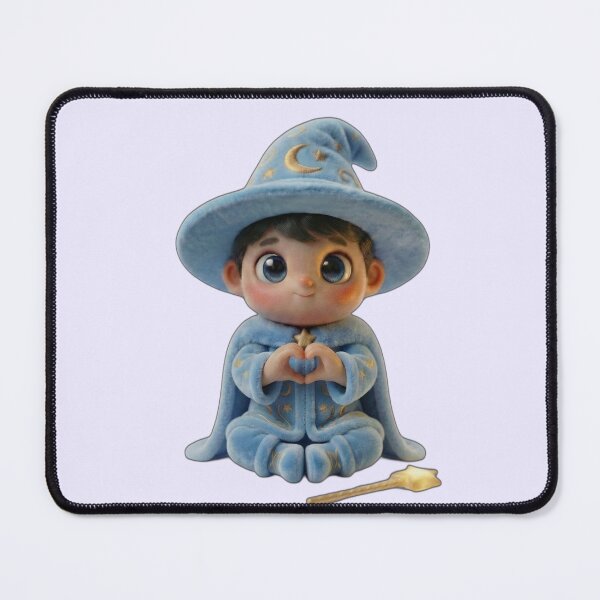 Item preview, Cute Baby Wizard Spreading Love - Magical Heart Hands ?? designed and sold by PixMoody.