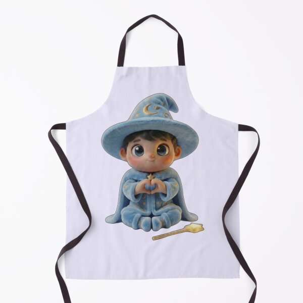 Item preview, Cute Baby Wizard Spreading Love - Magical Heart Hands ?? designed and sold by PixMoody.