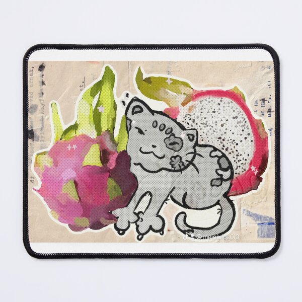 Item preview, kitty and Dragonfruit designed and sold by Melojuice.