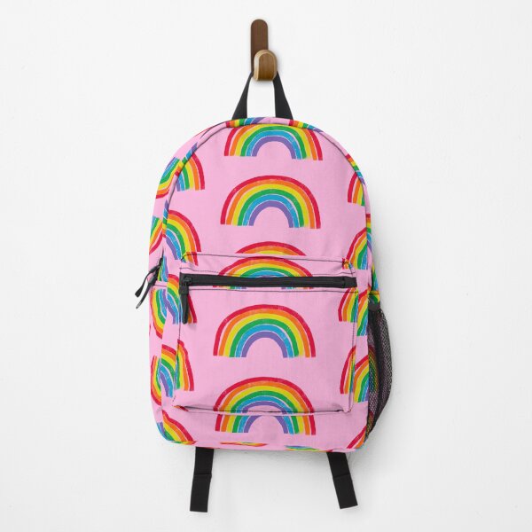 Item preview, Rainbow Pattern on Pink designed and sold by OneThreeSix.