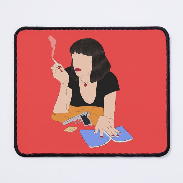 Item preview, Mia Wallace Pulp Fiction Illustration designed and sold by Still Silhouette.