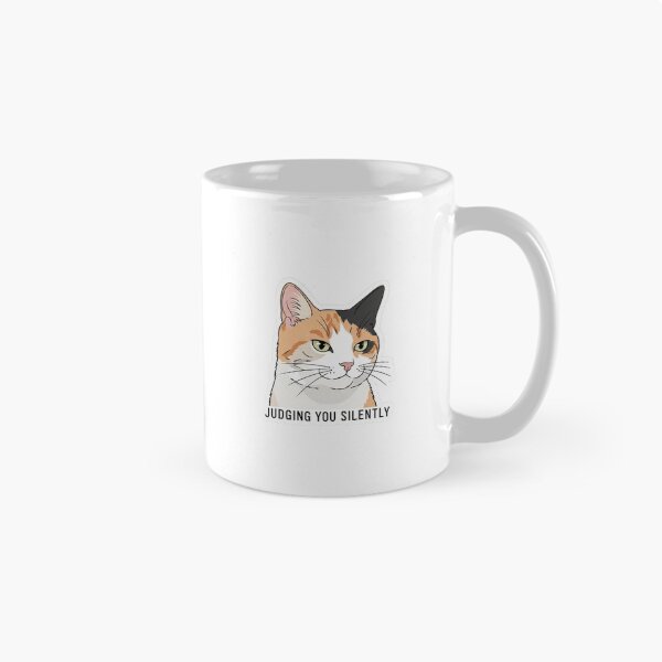 Aperçu de l'œuvre Calico Cat Judging You Silently créée et vendue par LaughShiftThrd.