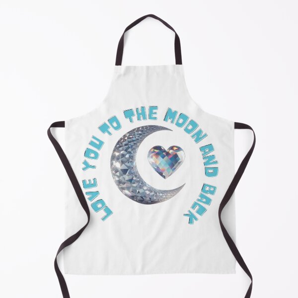 Item preview, Love You To The Moon and Back: Luminous Celestial Heart Art designed and sold by HopeAndHustle.