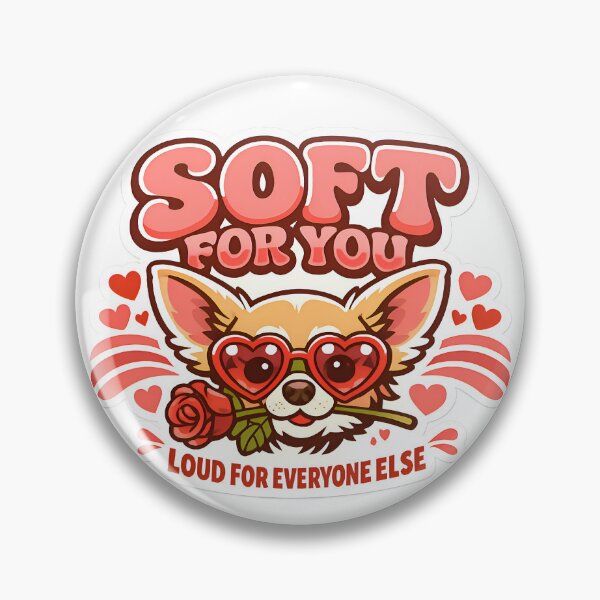Item preview, Sassy Chihuahua Rose Heart Glasses - Funny Dog Valentine designed and sold by MukuMint.