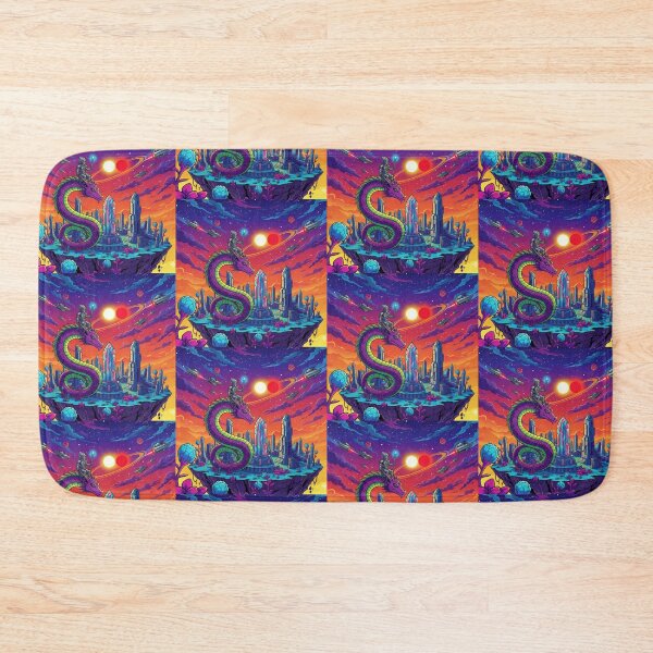 Item preview, Alien Realm – Sci-Fi Dragon & Crystal World designed and sold by Dogandesighn.