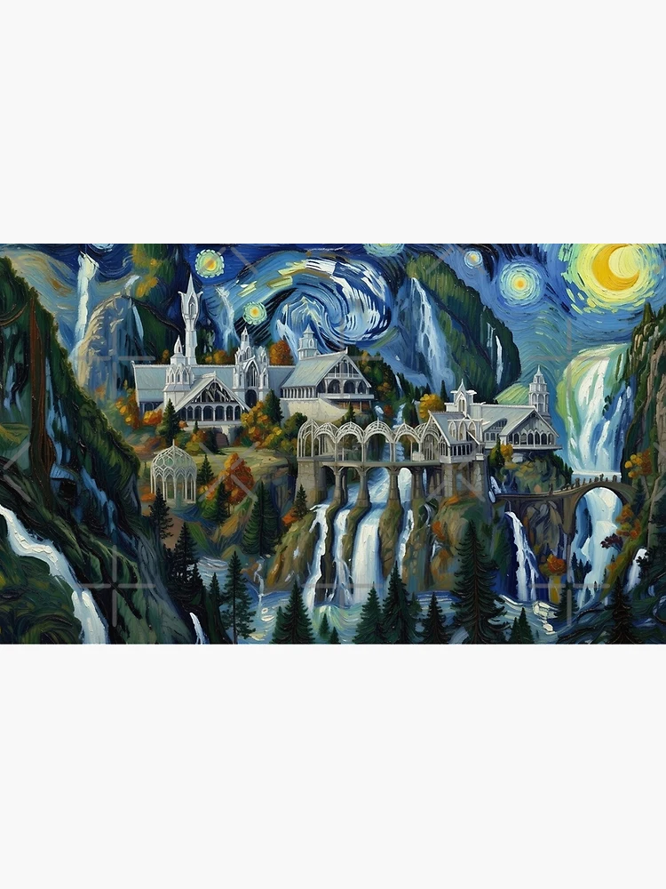 Thumbnail 4 of 4, Coffee Mug, More-Starry Rivendell designed and sold by VanGeek90.