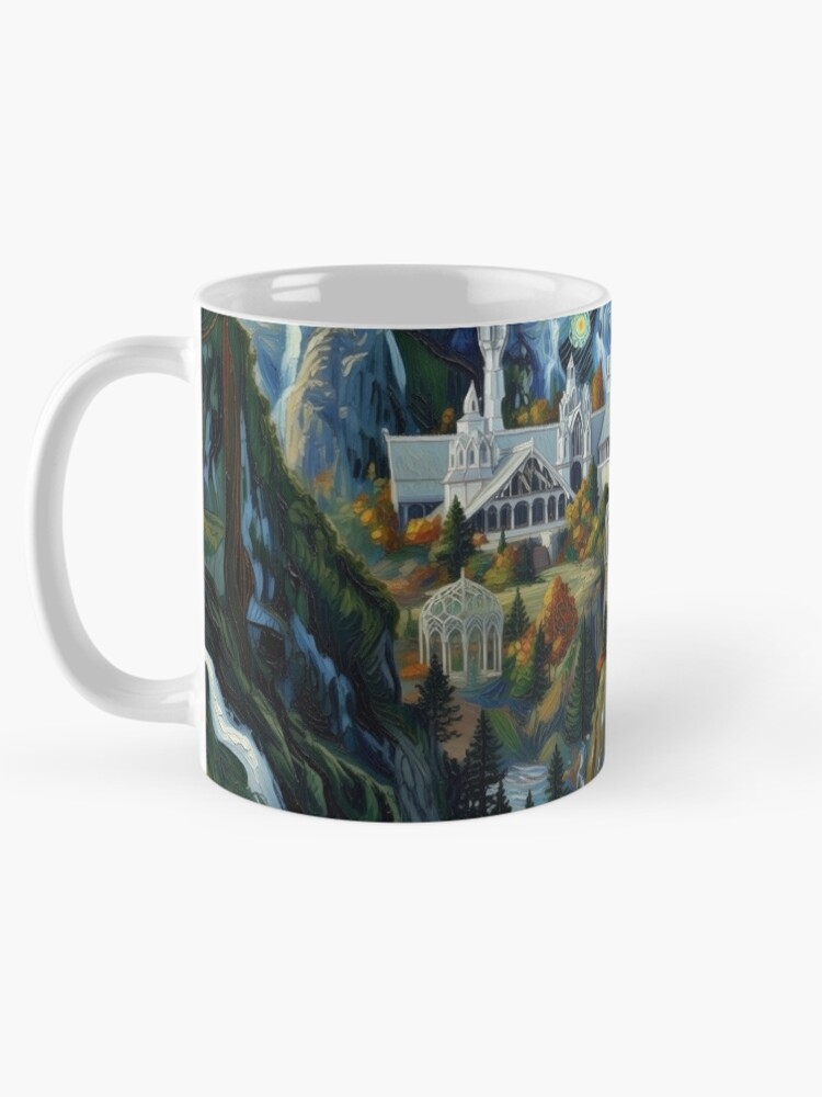 Thumbnail 5 of 6, Coffee Mug, More-Starry Rivendell designed and sold by VanGeek90.