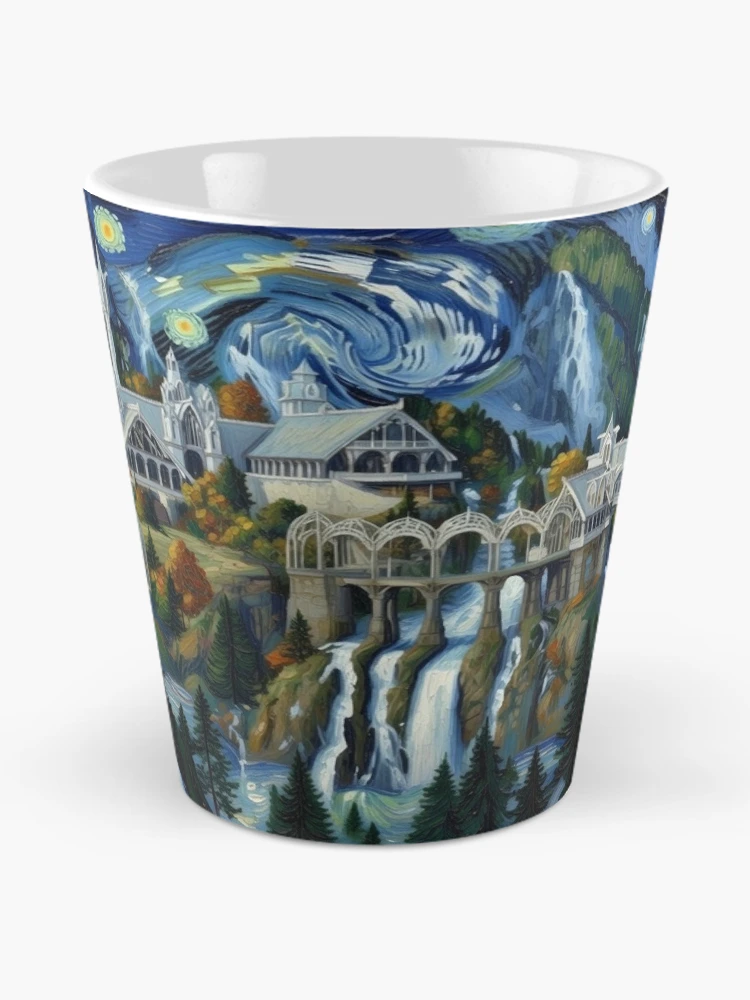 Thumbnail 2 of 4, Coffee Mug, More-Starry Rivendell designed and sold by VanGeek90.