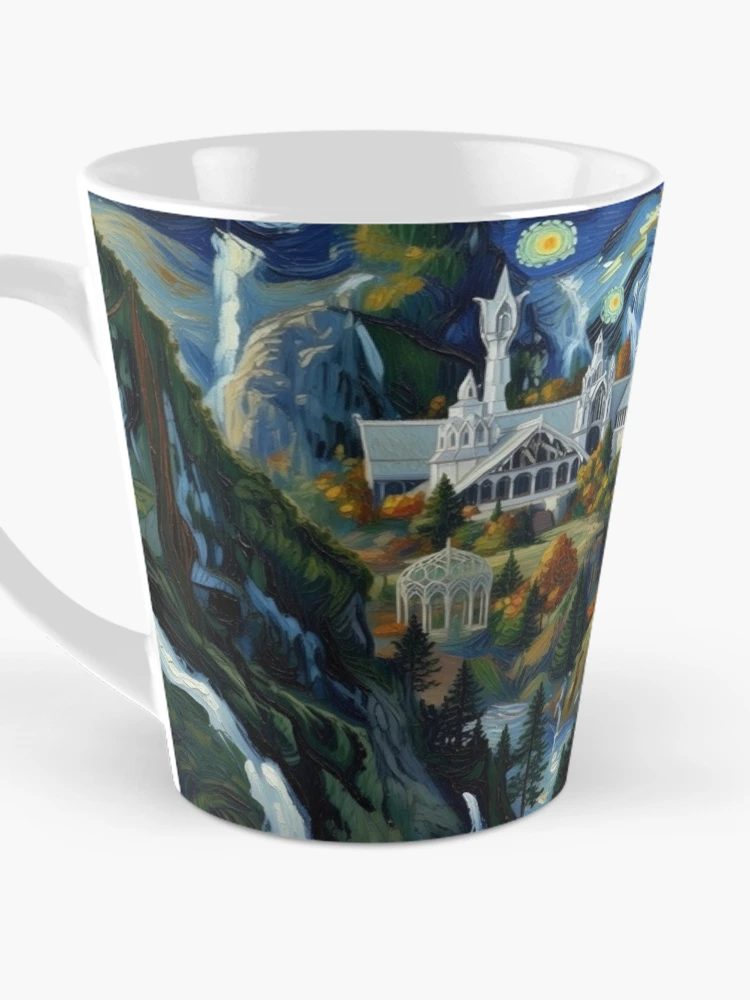 Thumbnail 3 of 4, Coffee Mug, More-Starry Rivendell designed and sold by VanGeek90.