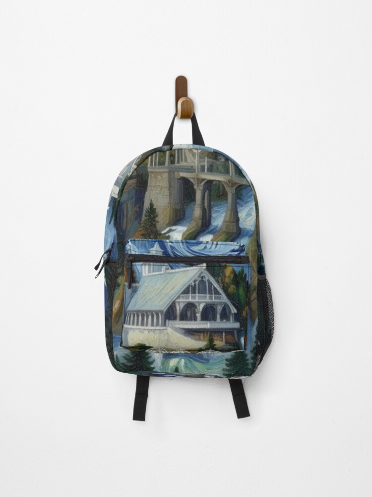 Thumbnail 1 of 3, Backpack, More-Starry Rivendell designed and sold by VanGeek90.