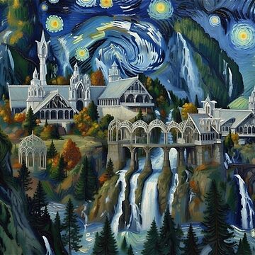 Artwork thumbnail, More-Starry Rivendell by VanGeek90