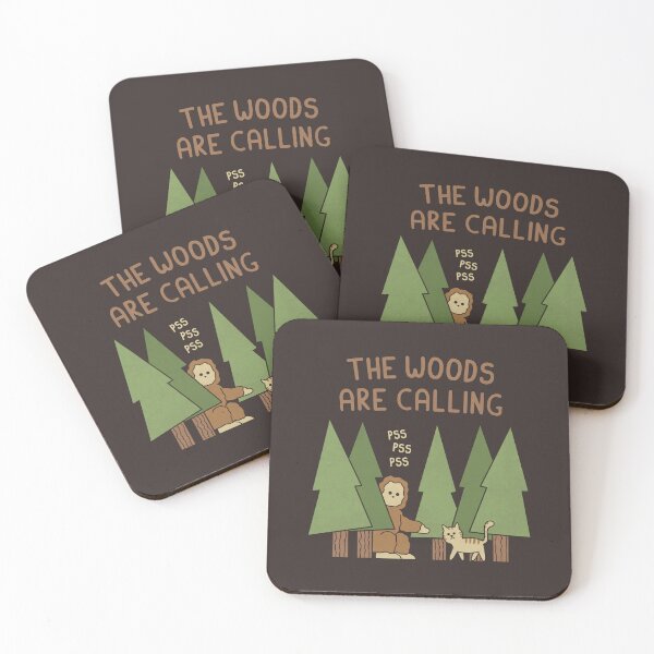 Item preview, The Woods Are Calling designed and sold by HandsOffMyDinosaur.