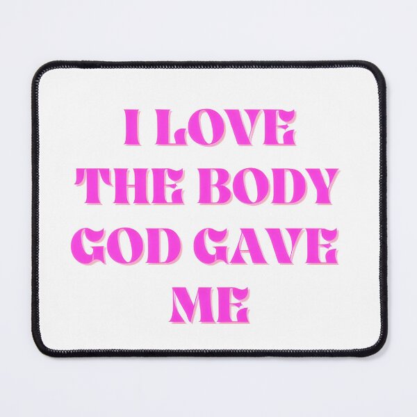 Item preview, Faith-Based Body Positivity Christian Quote designed and sold by GamerGearTees.