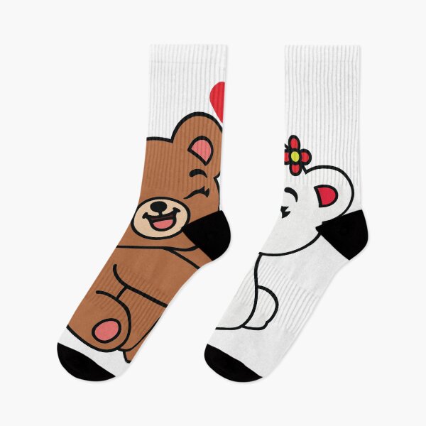 Item preview, Cute Hugging Teddy Bears Love – Adorable Valentine Bear designed and sold by MarshallStickerX.