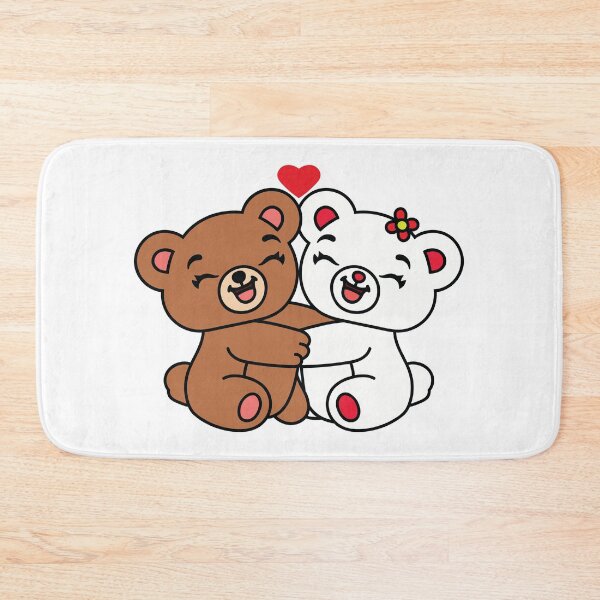 Item preview, Cute Hugging Teddy Bears Love – Adorable Valentine Bear designed and sold by MarshallStickerX.