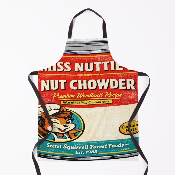 Item preview, Miss Nuttie’s Nut Chowder Pop Art designed and sold by SecretSquirrellDesigns.