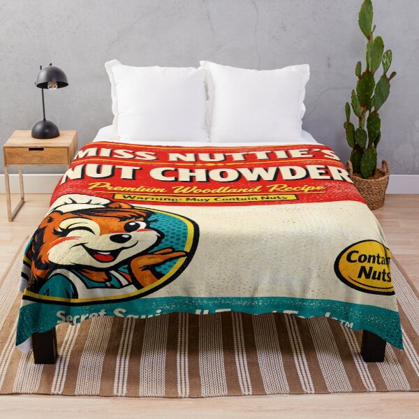 Item preview, Miss Nuttie’s Nut Chowder Pop Art designed and sold by SecretSquirrellDesigns.