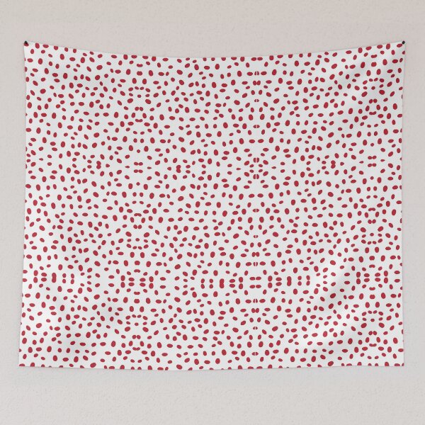 Item preview, Red Oval Pattern designed and sold by Minimal_Designs.