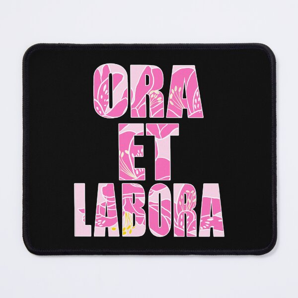 Item preview, Ora et Labora in Flowers designed and sold by BeBlessedPrayer!.