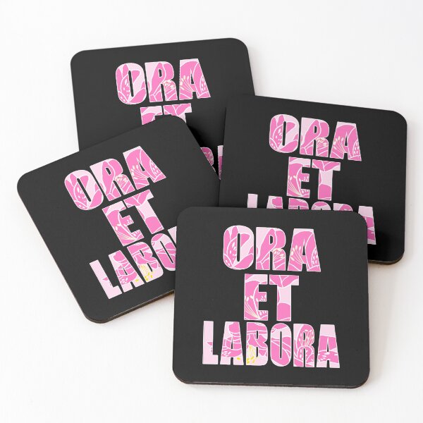 Item preview, Ora et Labora in Flowers designed and sold by BeBlessedPrayer!.