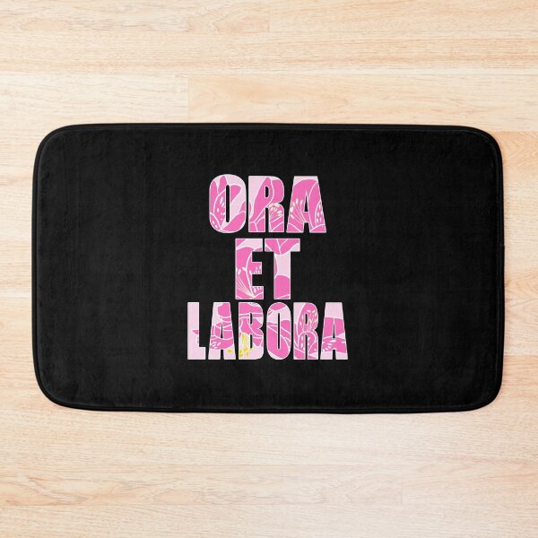 Item preview, Ora et Labora in Flowers designed and sold by BeBlessedPrayer!.