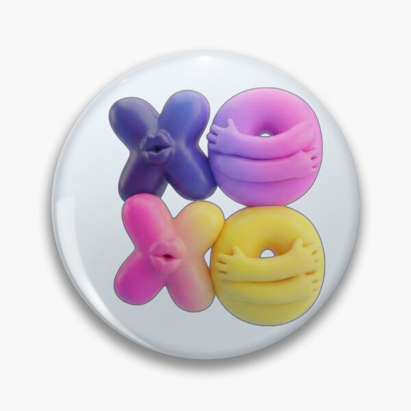 Item preview, Cute 3D XOXO Hugs and Kisses - Puffy Bubble Typography designed and sold by PixMoody.