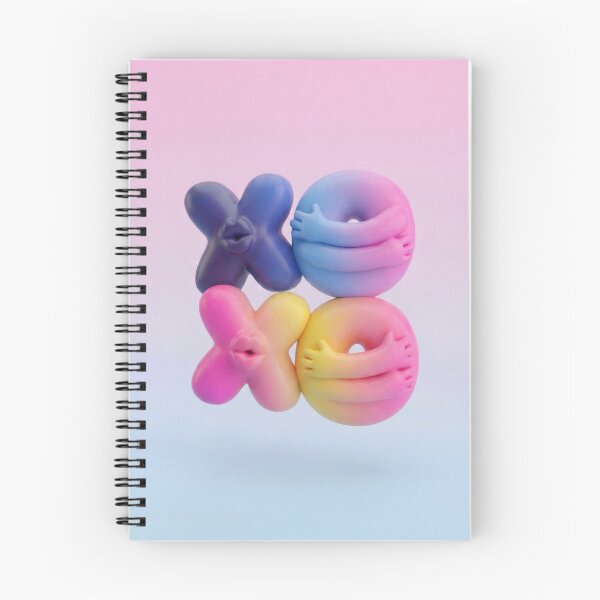 Item preview, Cute 3D XOXO Hugs and Kisses - Puffy Bubble Typography designed and sold by PixMoody.