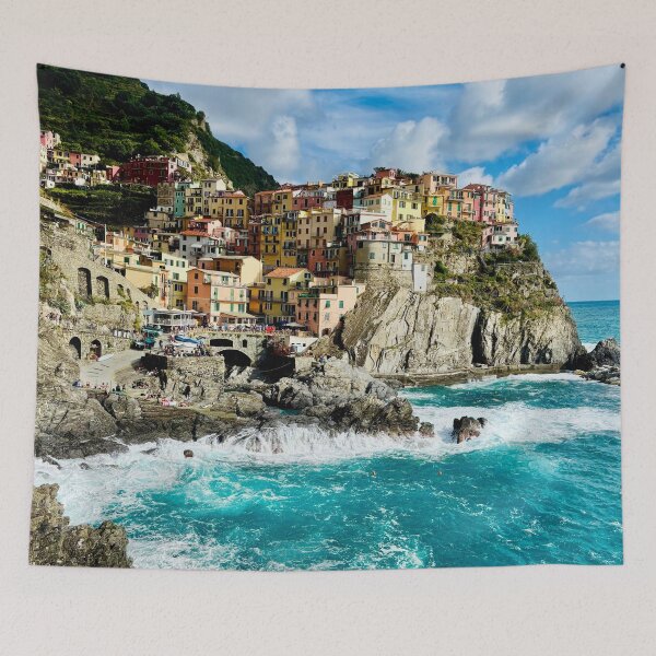 Item preview, Italian colorful village Manarola designed and sold by happytraveller1.
