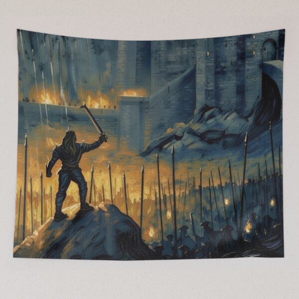 Item preview, The Starry Night of Helms Deep - Uruk Focus designed and sold by VanGeek90.