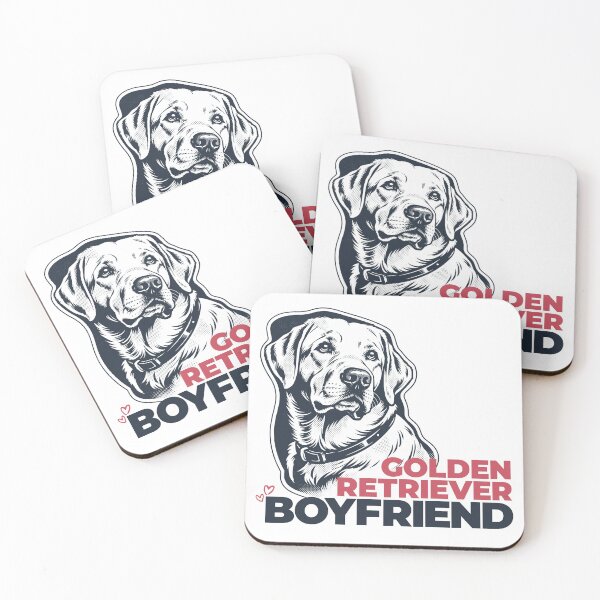 Item preview, Golden Retriever Boyfriend | Dog Lover Art for Couples and Pet Fans designed and sold by PixelGrafiks.