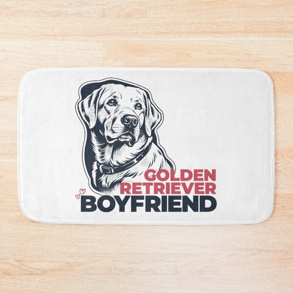 Item preview, Golden Retriever Boyfriend | Dog Lover Art for Couples and Pet Fans designed and sold by PixelGrafiks.