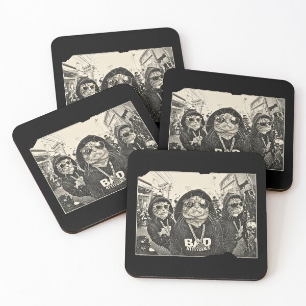 Item preview, Gangster Cat - Bad Attitudes Gang  designed and sold by Steele-Art.