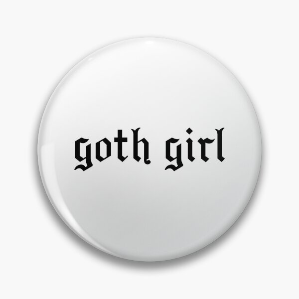 Item preview, goth girl medieval font sticker designed and sold by angelicized.